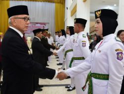 Paskibraka Provinsi Gorontalo Resmi Dikukuhkan, Siap Kibarkan Bendera Merah Putih