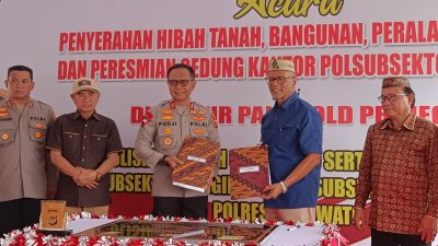 Peresmian Gedung Polsubsektor Buntulia