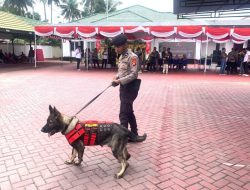 Polda Gorontalo Kerahkan K9 untuk Amankan Pendaftaran Calon Kepala Daerah