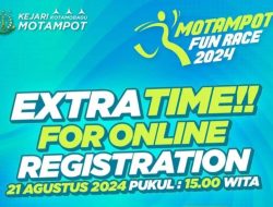 Tingginya Minat Masyarakat, Pendaftaran Motampot Fun Race Diperpanjang Hingga 21 Agustus Hari Ini