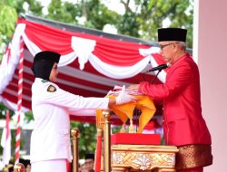 Pj Gubernur Rudy Pimpin Upacara Peringatan HUT ke-79 RI di Gorontalo