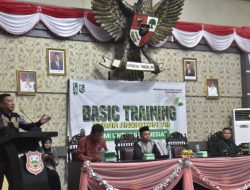 Haris Tome Resmi Buka Basic Training Akbar LKI HMI Limboto