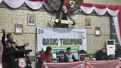 Haris Tome Resmi Buka Basic Training Akbar LKI HMI Limboto