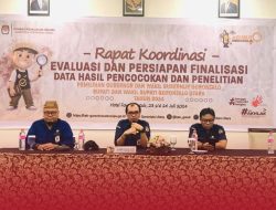 KPU Gorontalo Utara Gelar Rakor Evaluasi dan Persiapan Finalisasi Data Pemilihan