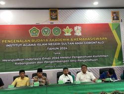 Cegah Radikalisme dan Terorisme, Satgaswil Gorontalo Densus 88 Mabes Polri dan IAIN Sultan Amai Gelar Diskusi