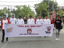 KPU Kota Gorontalo Sukses Gelar Jalan Sehat, Meriahkan Pentas Seni Demokrasi Pilkada 2024