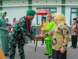 Wabup Suharsi Hadiri Pisah Sambut Dandim 1313/Pohuwato Lama dan Baru