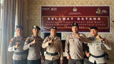 Polres Gorontalo Utara Tingkatkan Pengamanan KPU Jelang Pilkada 2024