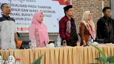 KPU Kabupaten Gorontalo Laksanakan Rakor Persiapan Sosialisasi Tahapan Pilkada 2024