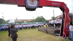 Ratusan Peserta Ramaikan Jalan Sehat KPU Provinsi Gorontalo, Semarakkan Sosialisasi Pilkada 2024