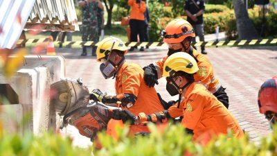 Basarnas Gelar Simulasi Penanganan Bencana