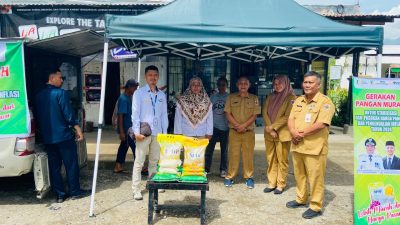 DKP Kotamobagu Gelar Gerakan Pasar Murah di Mongkonai Barat