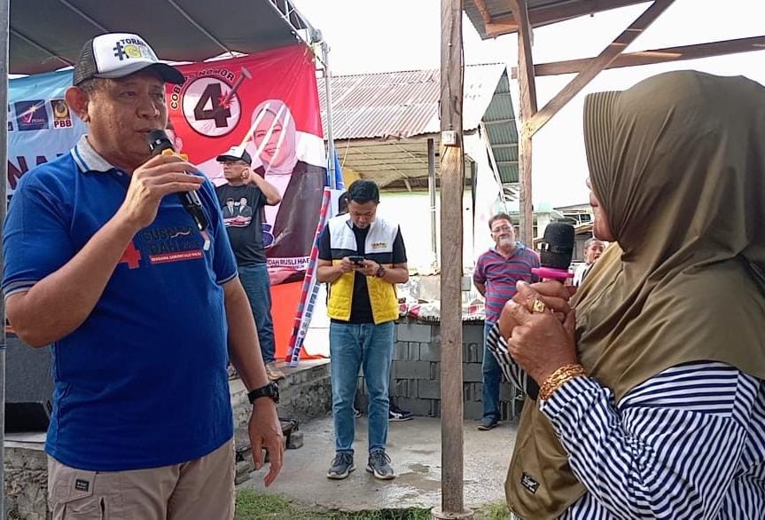 Ibu-Ibu Suarakan UMKM Kepada Cagub Gusnar-Idah