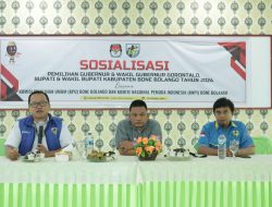 Bersama KNPI, KPU Bone Bolango Ajak Anak Muda Kawal Tahapan Pilkada 2024