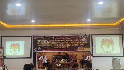 KPU Provinsi Gorontalo Gelar Rakor Pemetaan Potensi Kerawanan Tahapan Pilkada 2024