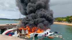 Semua Korban Kebakaran Kapal Cagub Malut dalam Penanganan Medis