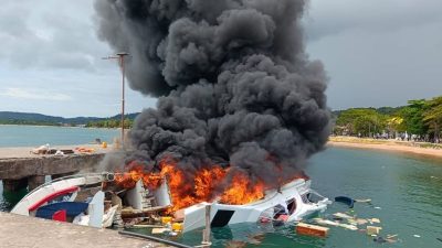 Korban Kebakaran Kapal Cagub Malut