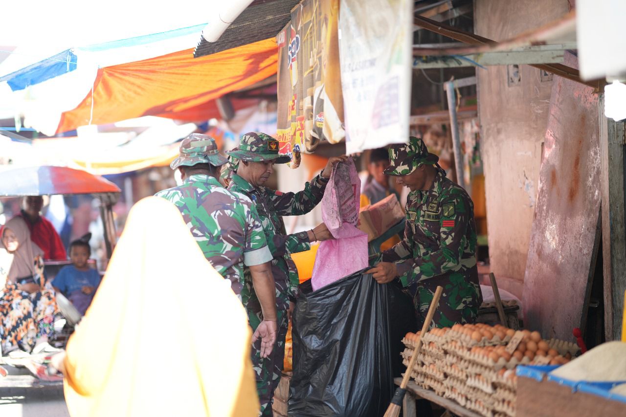 PGP Lakukan Pembersihan Pasar Marisa