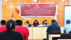 Penetapan Ulang Nomor Urut Paslon Bupati Gorut