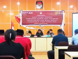 Penetapan Ulang Nomor Urut Pasangan Calon Bupati dan Wakil Bupati di Gorontalo Utara