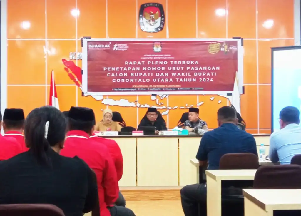 Penetapan Ulang Nomor Urut Paslon Bupati Gorut