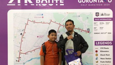 Peserta Gorontalo Half Marathon 2024