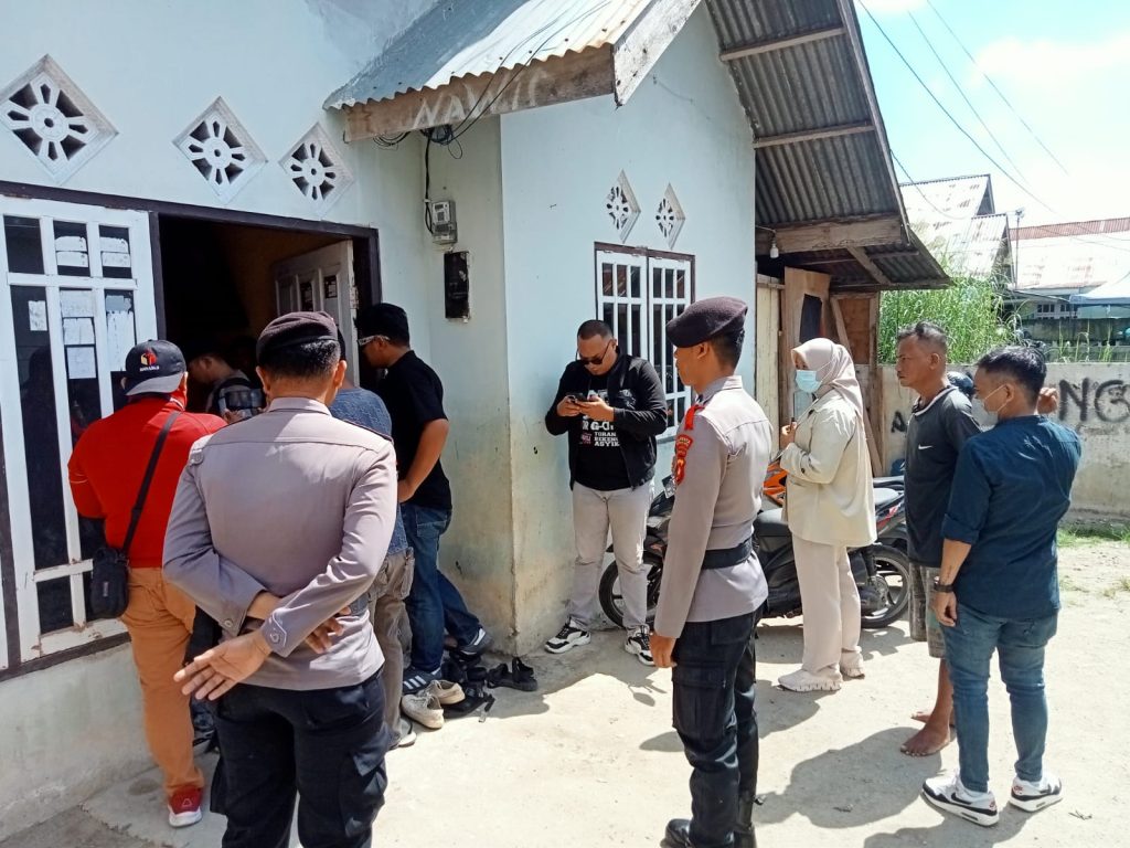 Satgas OMP Polda Gorontalo Amankan Blusukan Calon Walikota