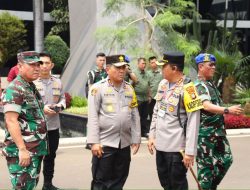 Kolaborasi TNI-Polri Sterilisasi Gedung MPR Jelang Pelantikan Presiden dan Wakil Presiden