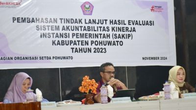 Dorong Kinerja Perangkat Daerah, Pemkab Pohuwato Evaluasi Implentasi SAKIP