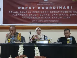 Demi keamanan, Debat Ketiga Calon Bupati Gorut Digelar Siang