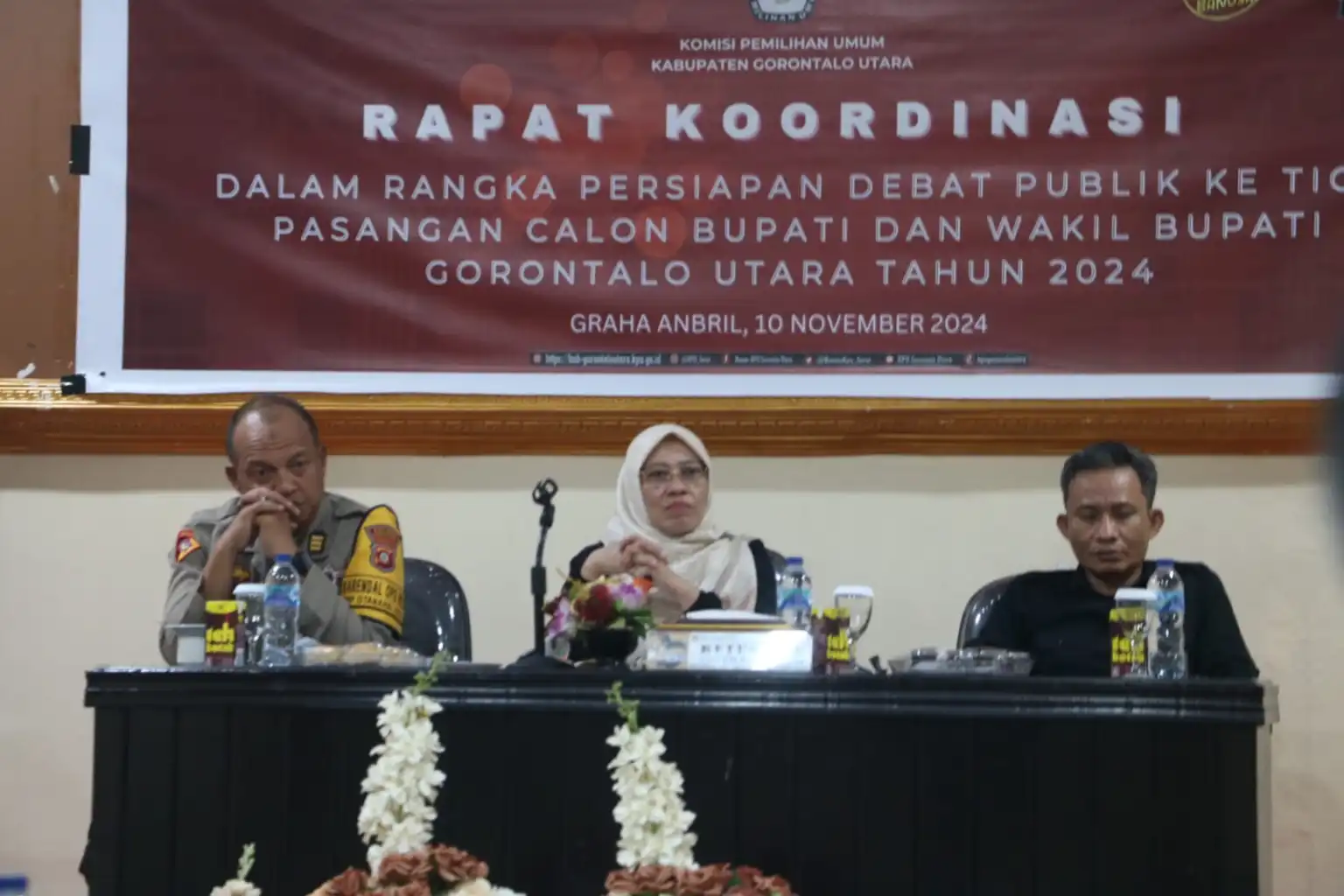 Debat Ketiga Calon Bupati Gorut Digelar Siang