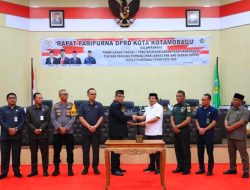 Penjabat Wali Kota Kotamobagu Hadiri Rapat Paripurna Penetapan RPJPD 2025–2045