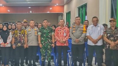 Asisten I Pemkot Kotamobagu Haidiri Pelantikan 3 Cabang GM FKPPI di Kodim 1303 BM