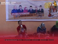 KPU Gorontalo Utara Edukasi Santri tentang Pilkada di Pesantren