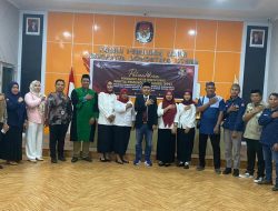 KPU Gorontalo Utara Lantik Anggota PAW Badan Ad Hoc untuk Tingkatkan Kesiapan Pemilu