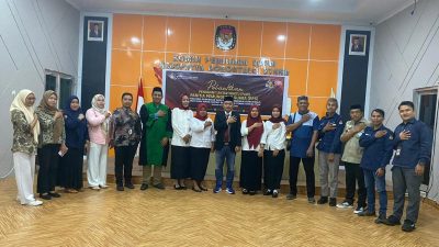 KPU Gorontalo Utara Lantik Anggota PAW Badan Ad Hoc