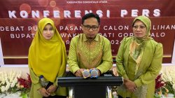 KPU Gorut Gelar Rapat Evaluasi Debat Pilkada