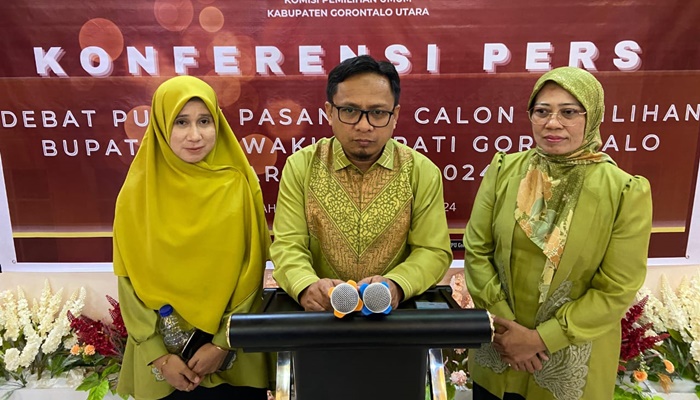 KPU Gorut Gelar Rapat Evaluasi Debat Pilkada