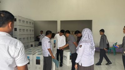 Kunjungan Tim Monitoring Logistik Pilkada 2024