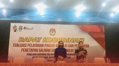 Rakor Evaluasi Layanan Pindah Pemilih dan DPT Pilkada