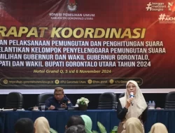 KPU Gorontalo Utara Gelar Rakor Persiapan Pungut Hitung Pilkada 2024