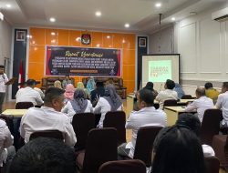 KPU Gorontalo Utara Gelar Rakor Persiapan Teknis Debat dan Kampanye Pilkada 2024