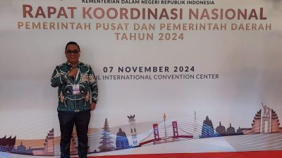 Ketua Bawaslu Kota Gorontalo Hadiri Rakornas Implementasi Asta Cita Menuju Indonesia Emas 2025