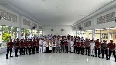 Satgaswil Densus 88 dan Polda Gorontalo Sosialisasi Pencegahan Radikalisme di SMA Kabila