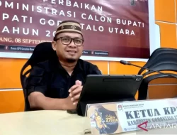 KPU Gorontalo Utara Umumkan Satu Bakal Calon Bupati Tidak Memenuhi Syarat untuk Pilkada 2024