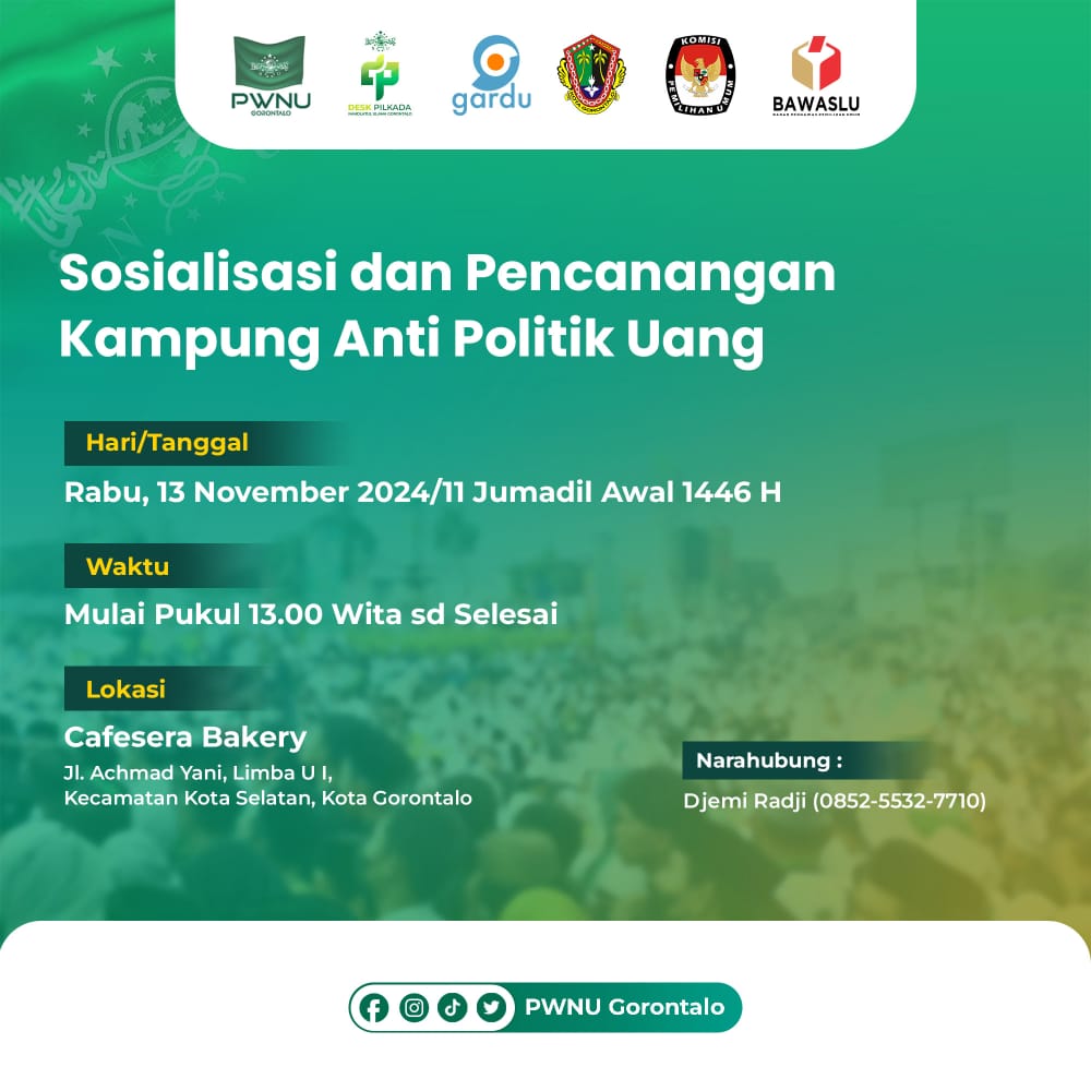 Sosialisasi dan Pencanangan Kampung Anti Politik Uang