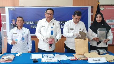 BNNP Gorontalo Ungkap Catatan Penanganan dan Penyalahgunaan Narkoba Selama tahun 2024