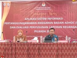 KPU Kabupaten Gorontalo Gelar Bimbingan Teknis Sistem Informasi Pertanggungjawaban Badan Adhoc