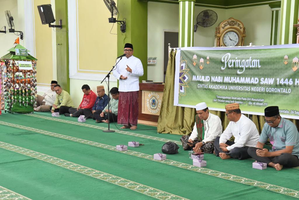 Civitas Akademika UNG Peringati Maulid Nabi Muhammad