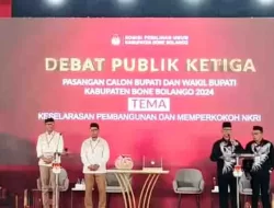 KPU Bone Bolango Usung Tema “Keselarasan Pembangunan dan Memperkokoh NKRI” pada Debat Ketiga